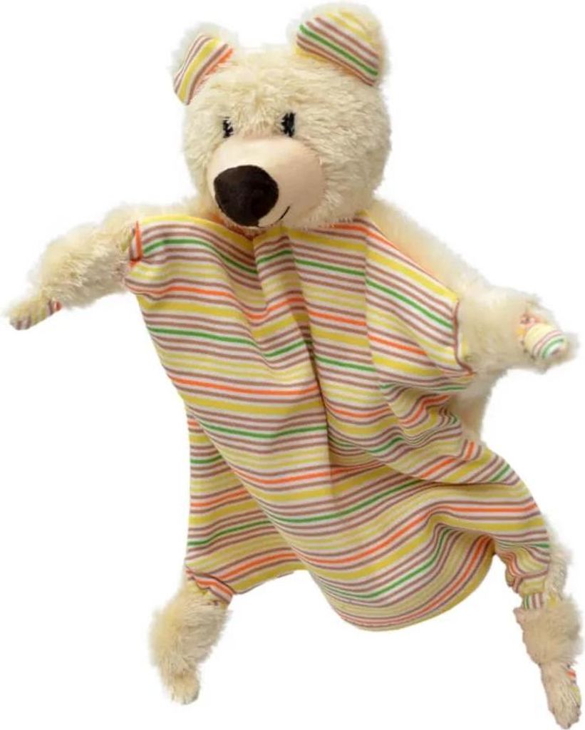 Schmusetuch Bär - Schmusehandpuppe Bär, Schnuffeltuch