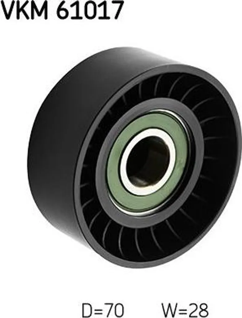 Entretien moteur : Galet de renvoi SKF VKM 61017 pour Toyota Verso