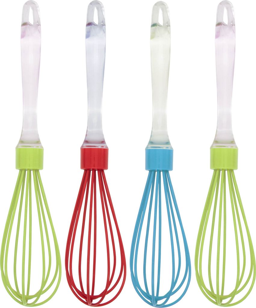 4x Schneebesen Rührbesen Schlagbesen Rührstab Handmixer Quirl Mixer Hand Beater