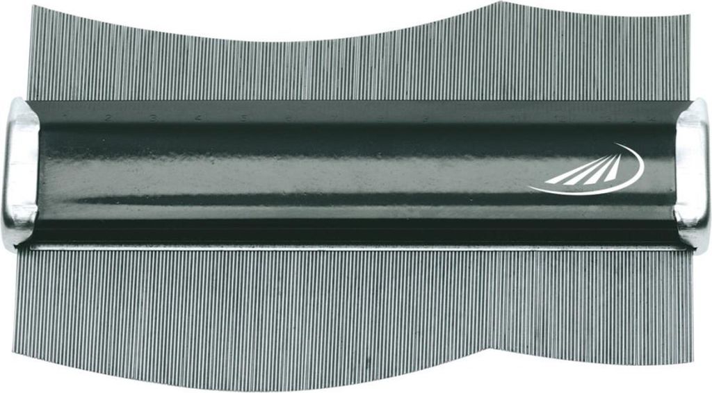 Helios Preisser Profillehre (Stifte federhart, Stift1,0mm, Abmessung 154x85mm)