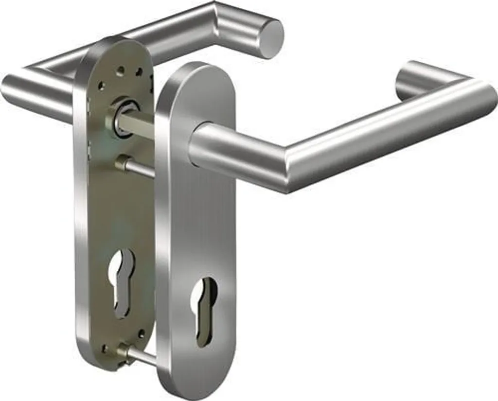 Poignée de sécurité inox OGRO 8907/3020/7051K pour porte 38-63mm