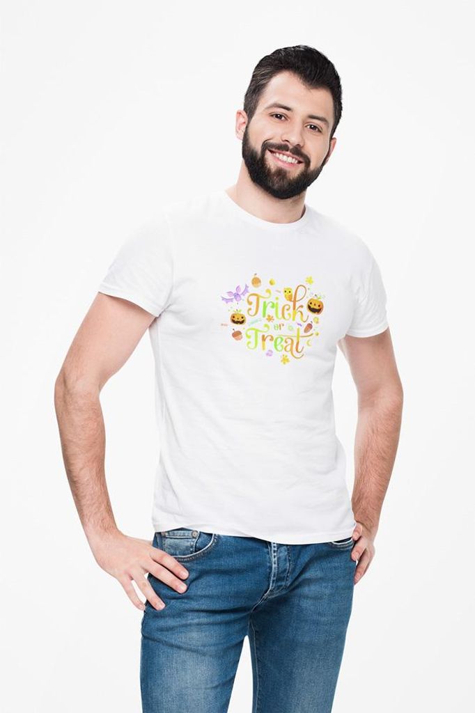 D&B Uni Polo ST00258 Halloween Weiß-Größe 5XL