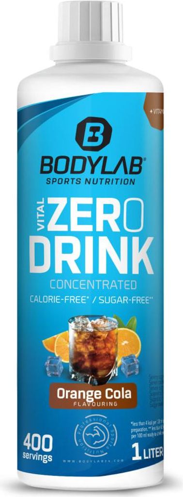BODYLAB Vital Zero Drink - 1000ml - Cola-Orange Produktbild 