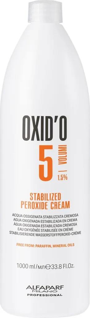 Alfaparf Milano Oxid'o 5 Volume 1000ml Oxygène - Oxydant Crème 1.5%