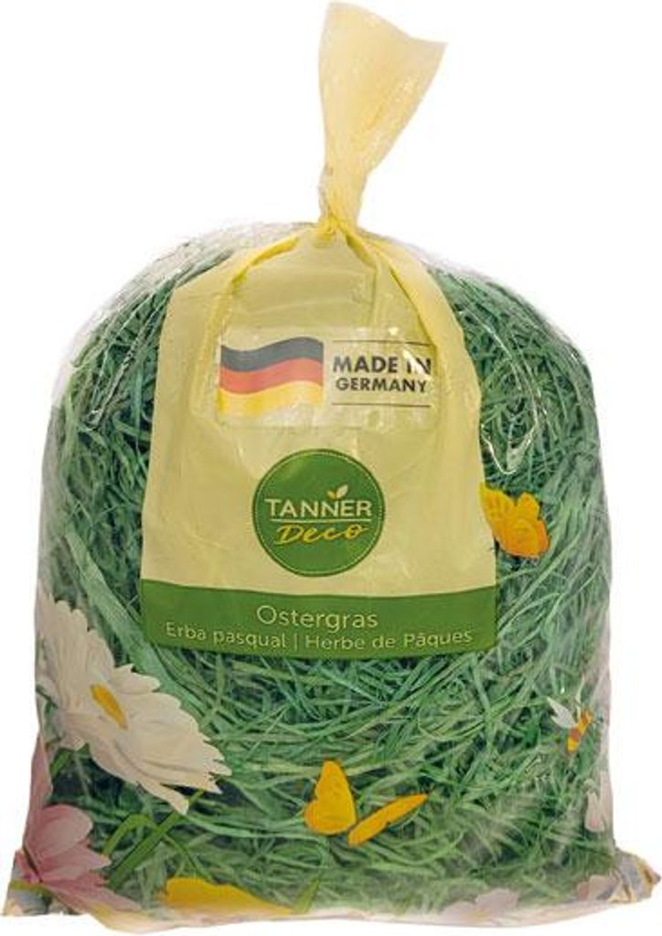 CHR. TANNER Ostergras ca.40g grün Holzwolle Produktbild 