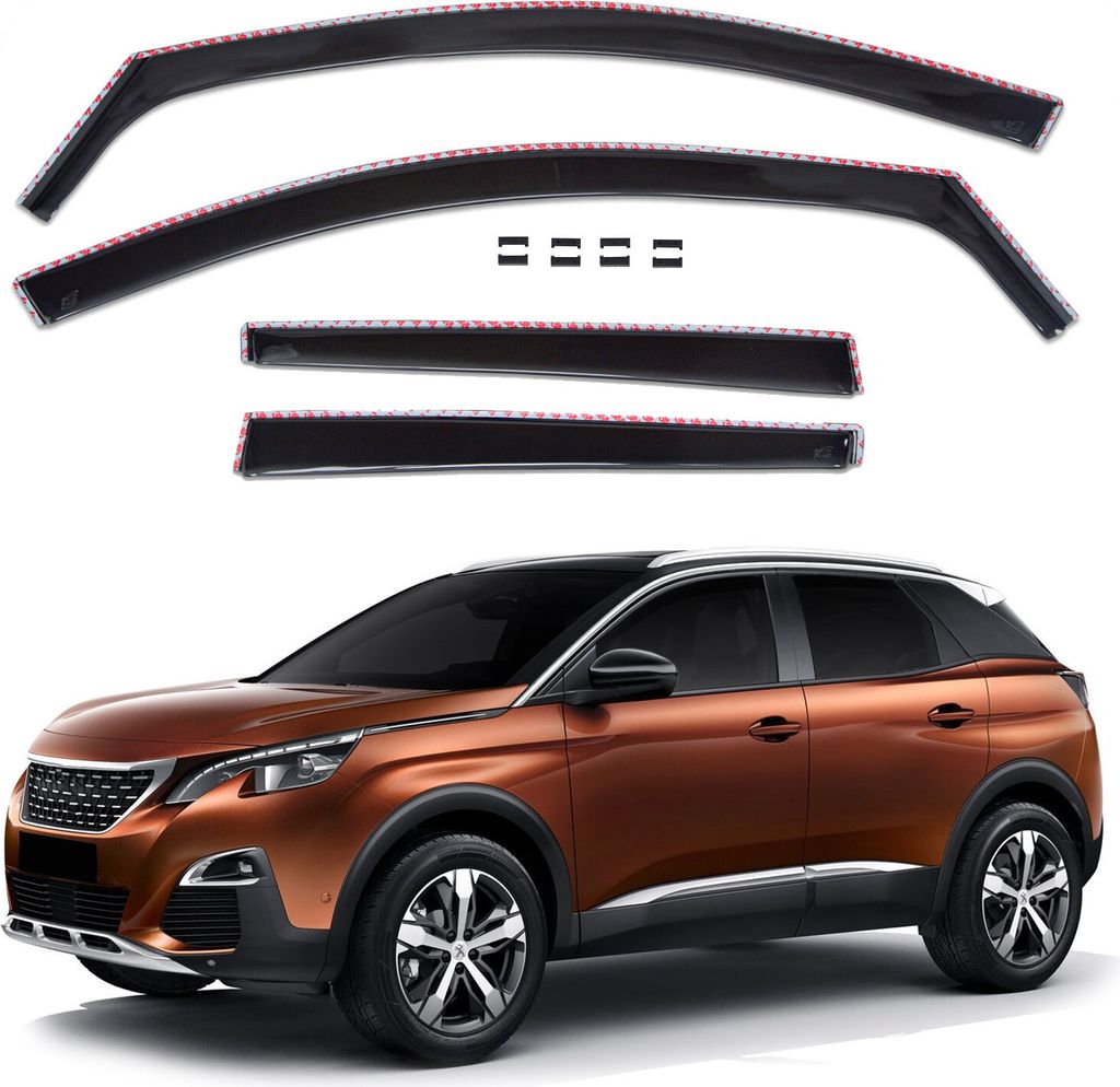 J&J AUTOMOTIVE | GP Windabweiser Für Peugeot 3008 ab 2017 Produktbild 