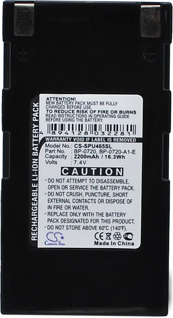 Batteria Sostitutiva BP-0720-A1-E per Seiko MPU-L465 2200mAh Li-ion