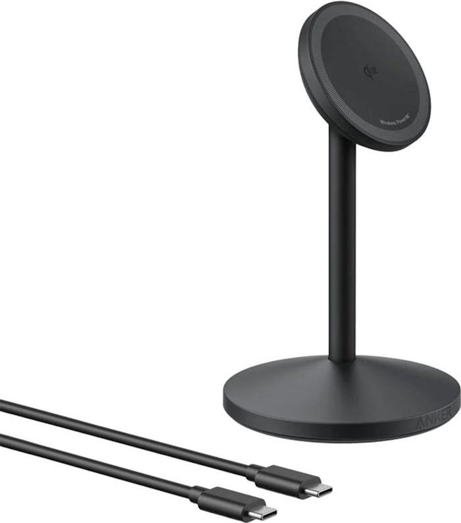 Anker MagGo Stand Qi2 360 15W Caricabatterie wireless, per Immagine del prodotto 