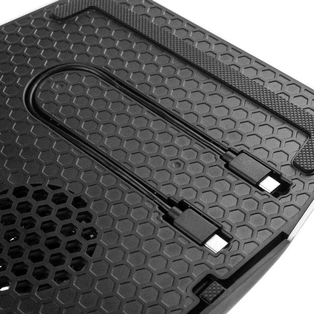 FIXPS5-MCS-BW: Supporto Verticale PS5 con Ventole e Dock Ricarica Rapida - 8