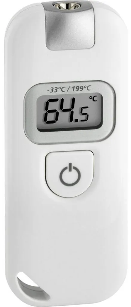 Thermomètre Infrarouge de Poche TFA Slim Flash 31.1128 Design Blanc