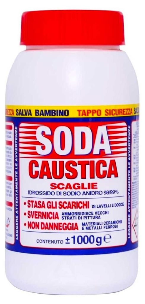 Hidróxido de sodio en escamas, 1 kg Imagen del producto 
