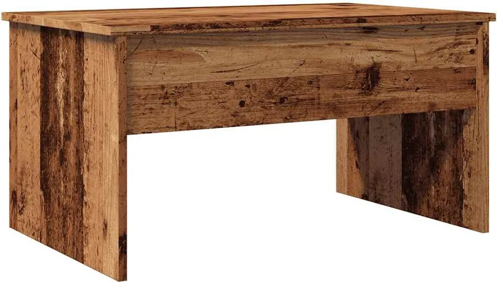 vidaXL Tavolino Alzabile Legno Vecchio 80x50,5x41,5 cm - Moderno
