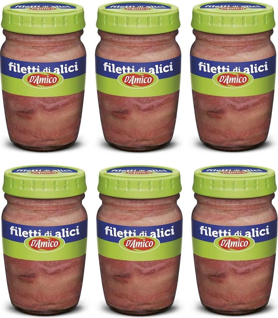 6x D'Amico Filetti di Alici Sardellenfilets in Produktbild 