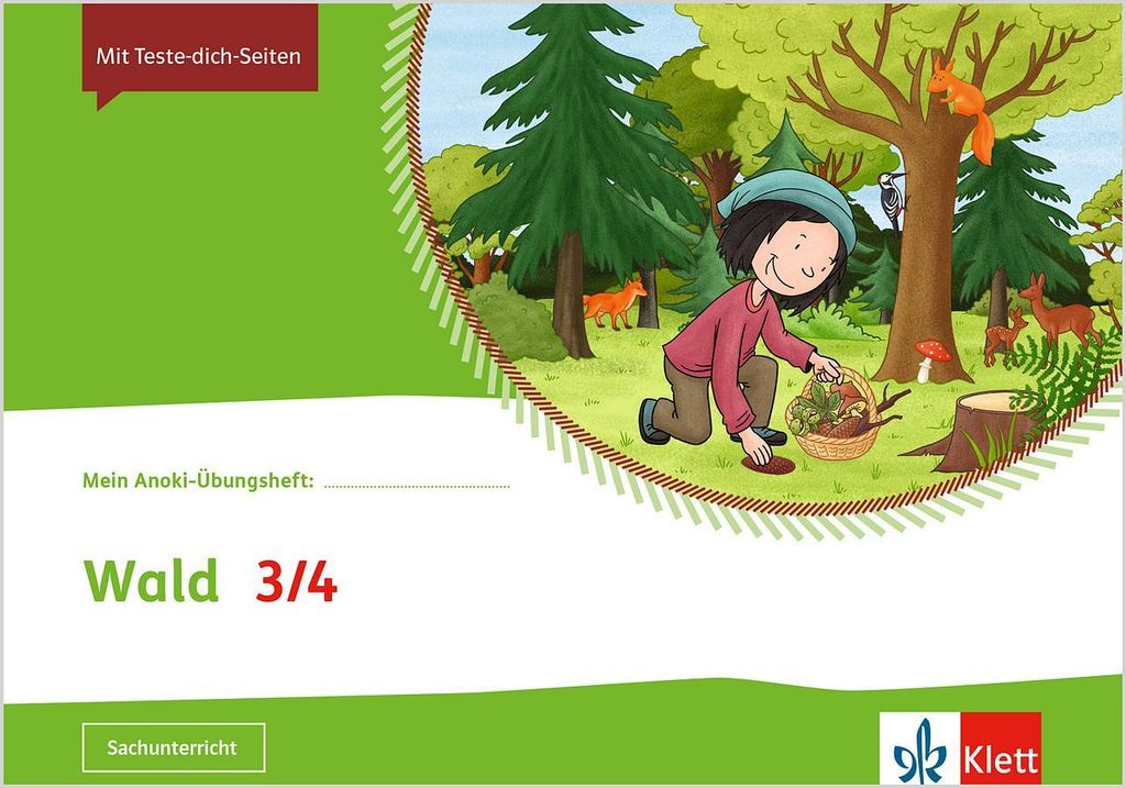 Mein Anoki-Übungsheft. Wald. Arbeitsheft Klasse 3/4 Produktbild 
