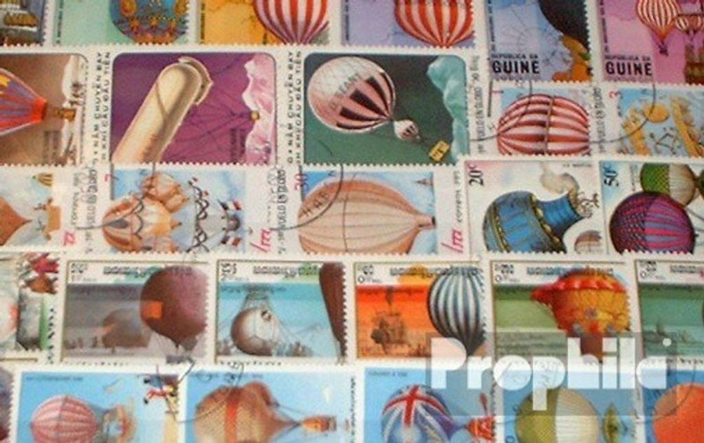 Briefmarken Motive 50 verschiedene Ballons Briefmarken