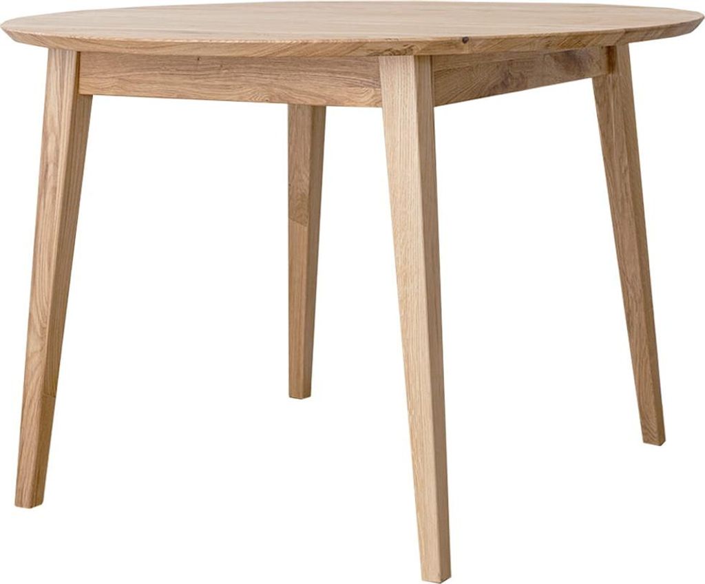 Eichentisch Orbetello rund 110 cm – Geölt & massivholz | Wohnzimmer & Esszimmer