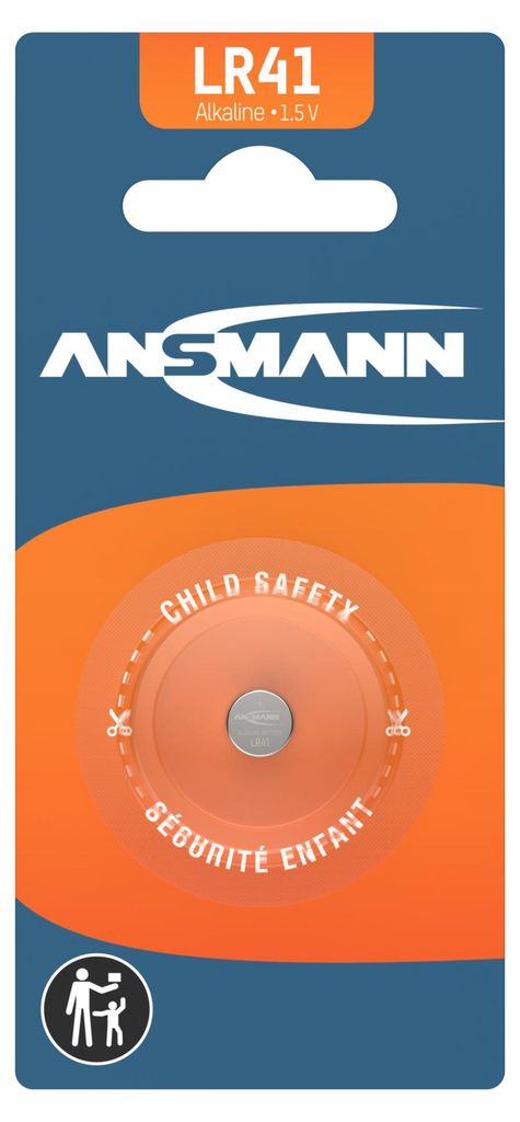 ANSMANN Alkaline Batterie LR41 1,5V AG3, LR736, Produktbild 