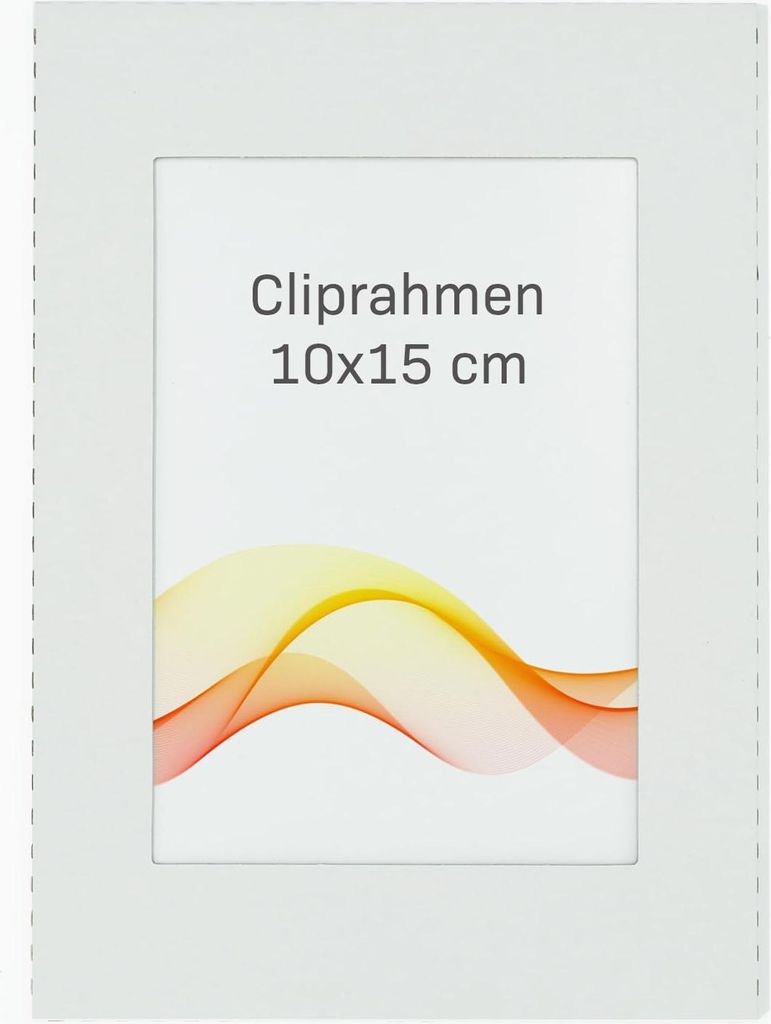 RAWWEST.BIS Rahmenloser Bilderrahmen 10x15 cm Cliprahmen Produktbild 