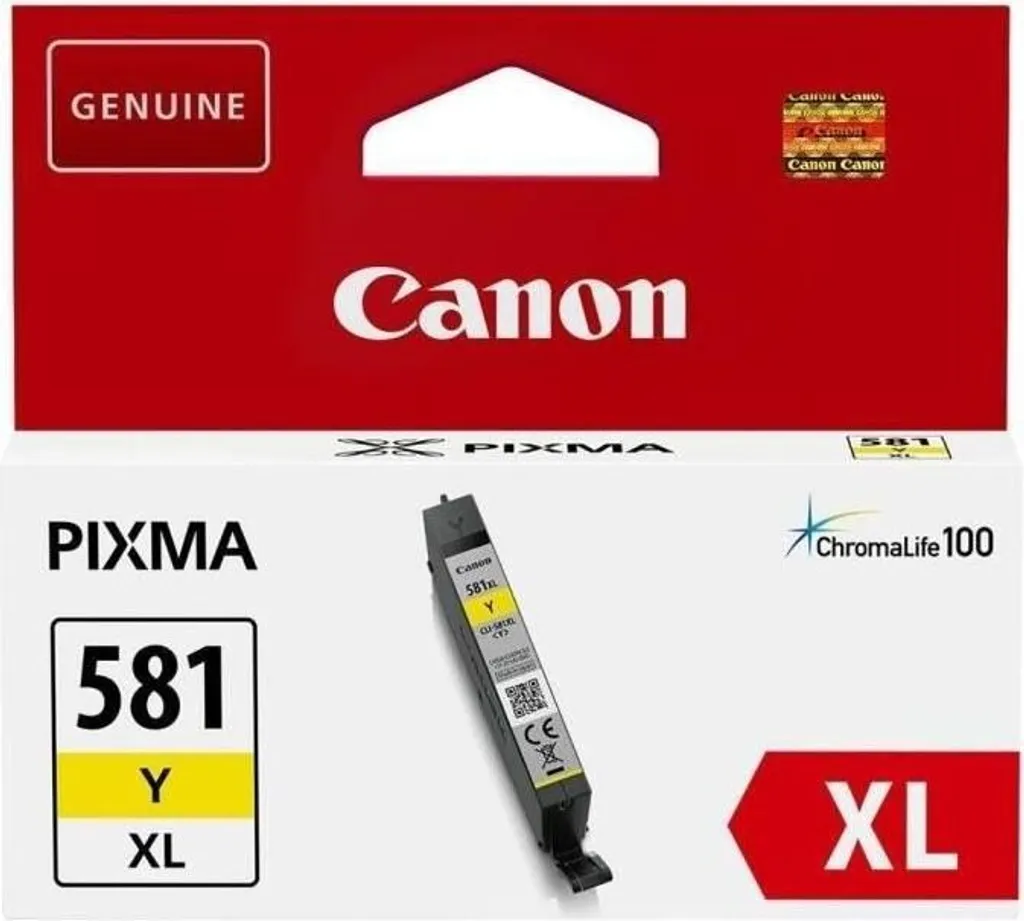 Canon CLI-581Y XL Giallo Originale: Cartuccia Alta Resa per PIXMA TS/TR