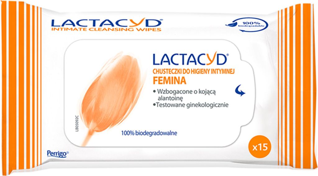 LACTACYD FEMINA Intimhygienetücher 15 Stk. Produktbild 