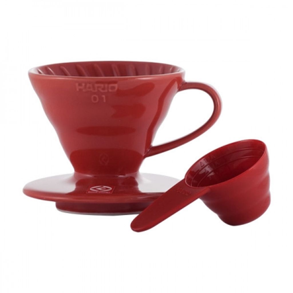Coffee Dripper V60 01 Ceramic red VDC-01R / Bestbrew Produktbild 