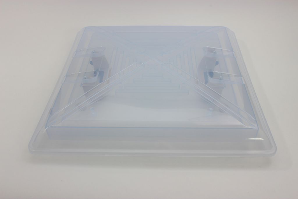 MPK Ersatzhaube Dachluke Dachfenster Dachhaube 40 x 40 cm Modell 46 / 460 Wohnwagen Wohnmobil Caravan transparent