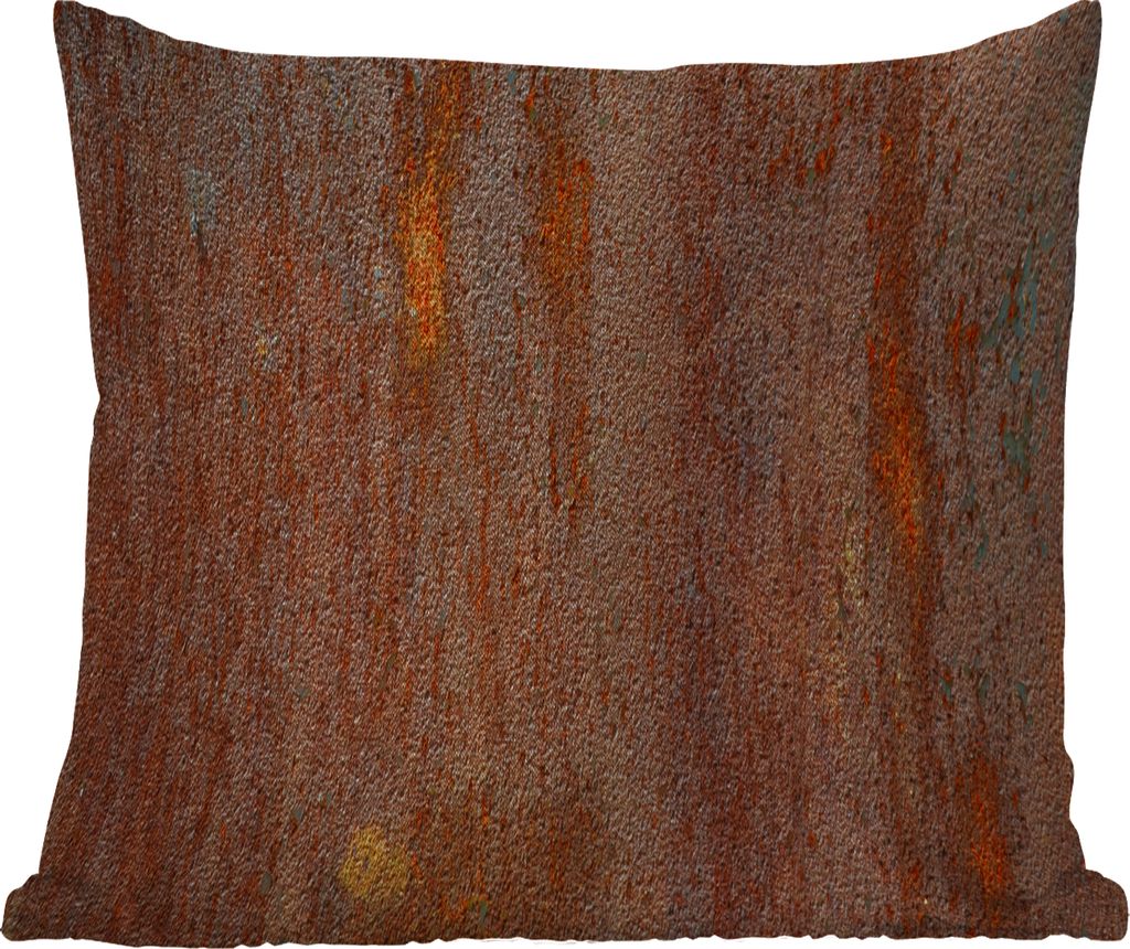 MuchoWow Outdoor Kissen - Gelb - Rot - Wand - 40x40 cm - Wetterfest - Lounge Kissen - Kopfkissen - Interieur - Polster mit Bild