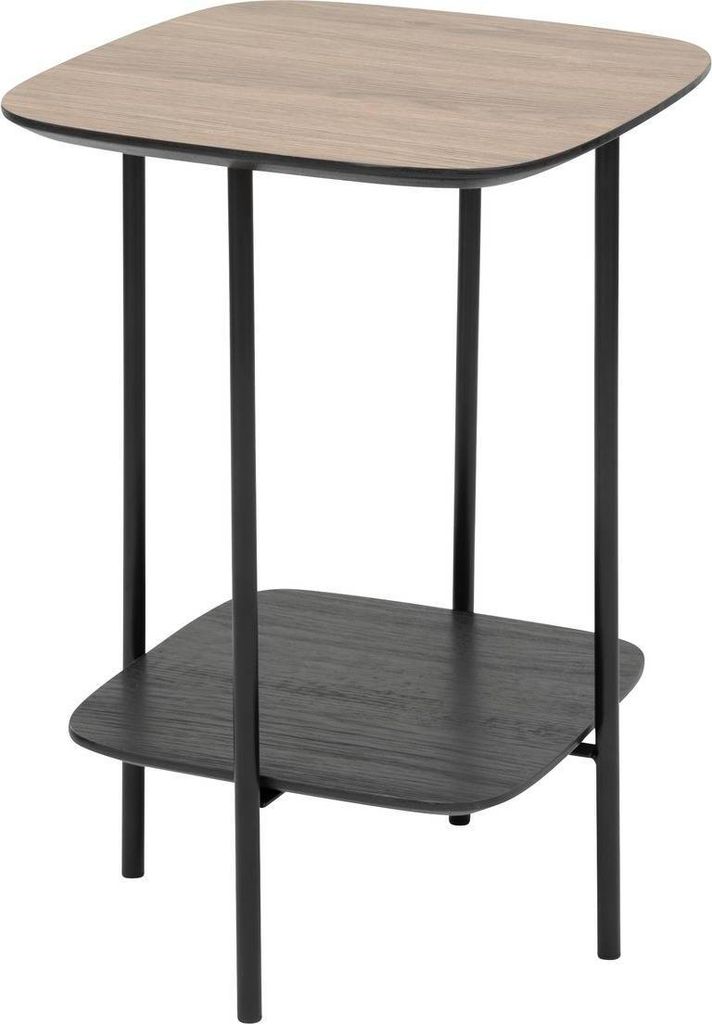 Beistelltisch 1 regal "hodia" schwarz 60x40x40cm - Atmosphera créateur d'intérieur