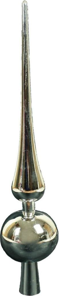 HAAC Baumspitze für Weihnachtsbaum Höhe 30 cm Farbe silber Weihnacht Weihnachten