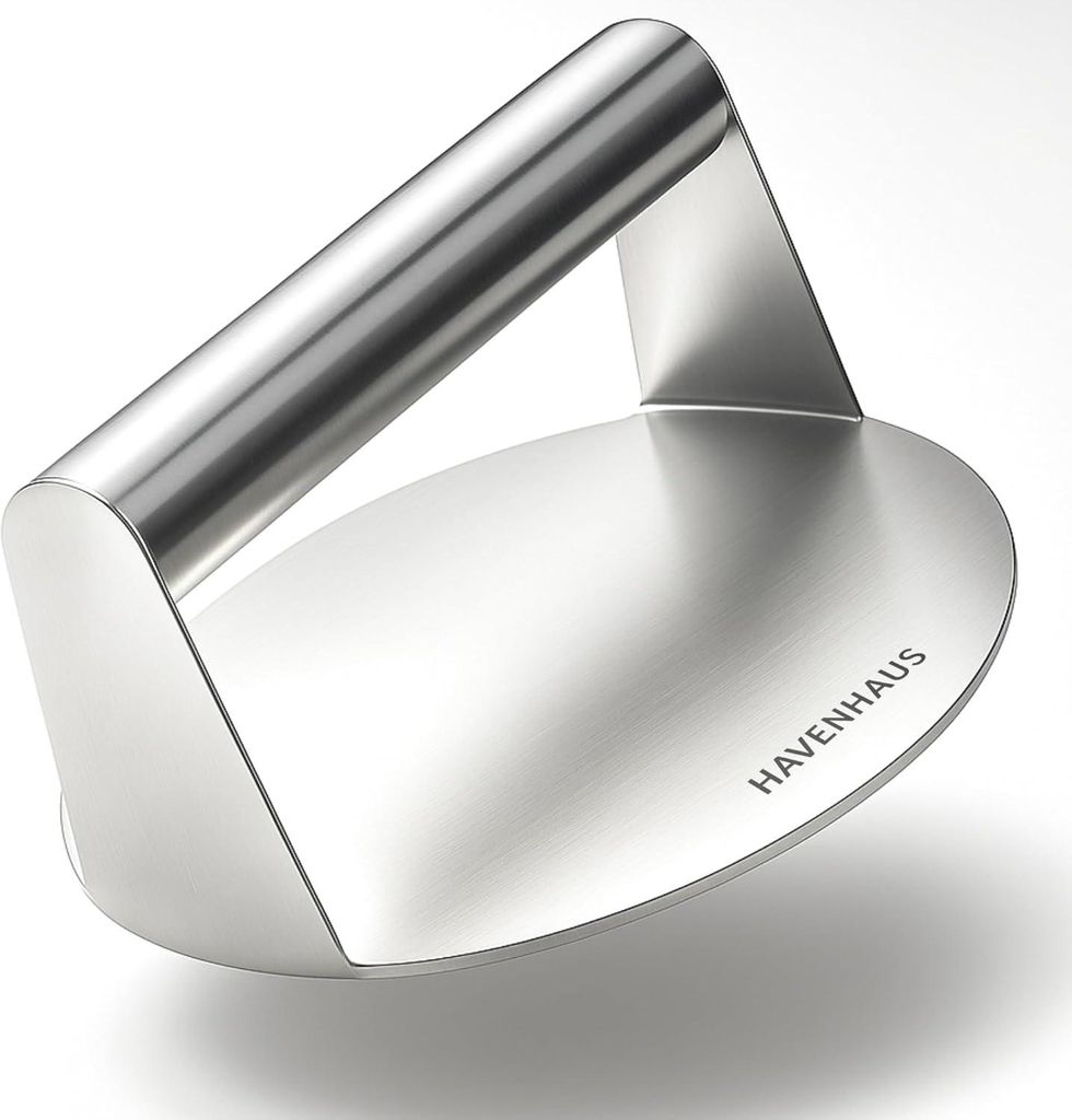 𝗛𝗔𝗩𝗘𝗡𝗛𝗔𝗨𝗦 Burgerpresse Edelstahl 14,5cm ø I Burger Produktbild 