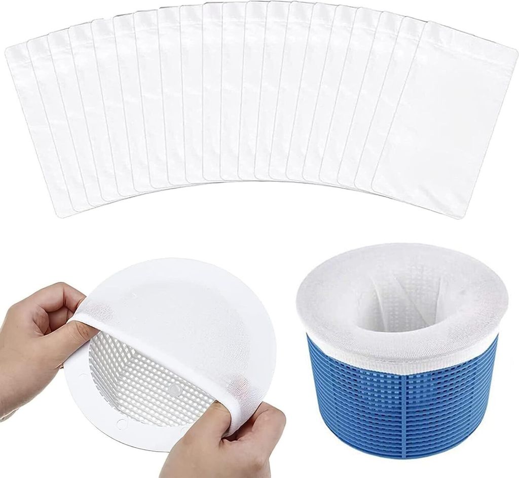 10 Stück Pool Skimmer Socken Filtersocken Sieb Netz Filterstrumpf Poolsocken Socks Skimmernetze Zur Feinfilterung Filter Zubehör Skimmersocke Soc...