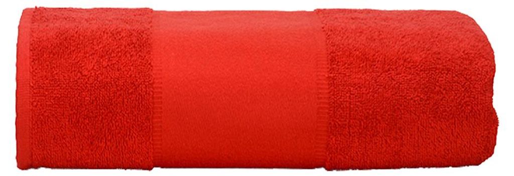 ARTG - "Print-Me" Großes Handtuch LT3660 (Einheitsgröße) (Feuerrot)