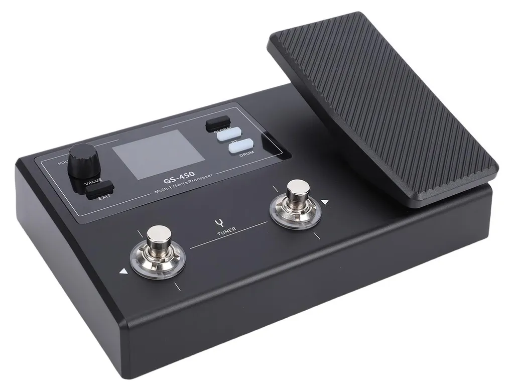 Processeur de Guitare pour Répétition avec Accordeur et Écran LCD Clair
