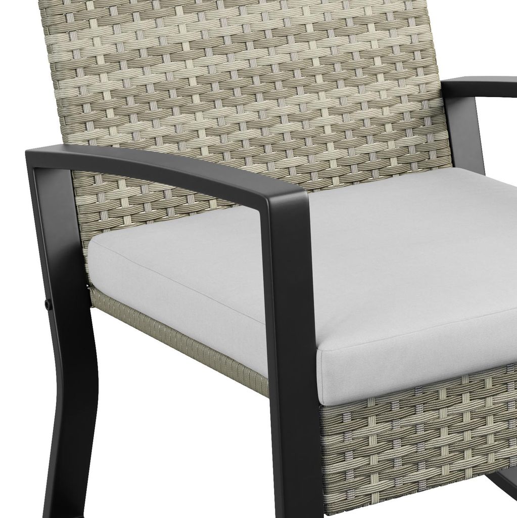 BEALIFE Gartenmöbel-Set 4-teilig mit Gartentisch | 4 Produktbild 
