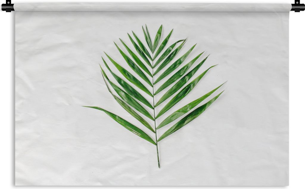 MuchoWow Wandteppich Wandbehang Grün - Blatt - Tropisch 120x80 cm Tapisserie Dekoration Wandtuch - Wanddekorationen - Wandtücher