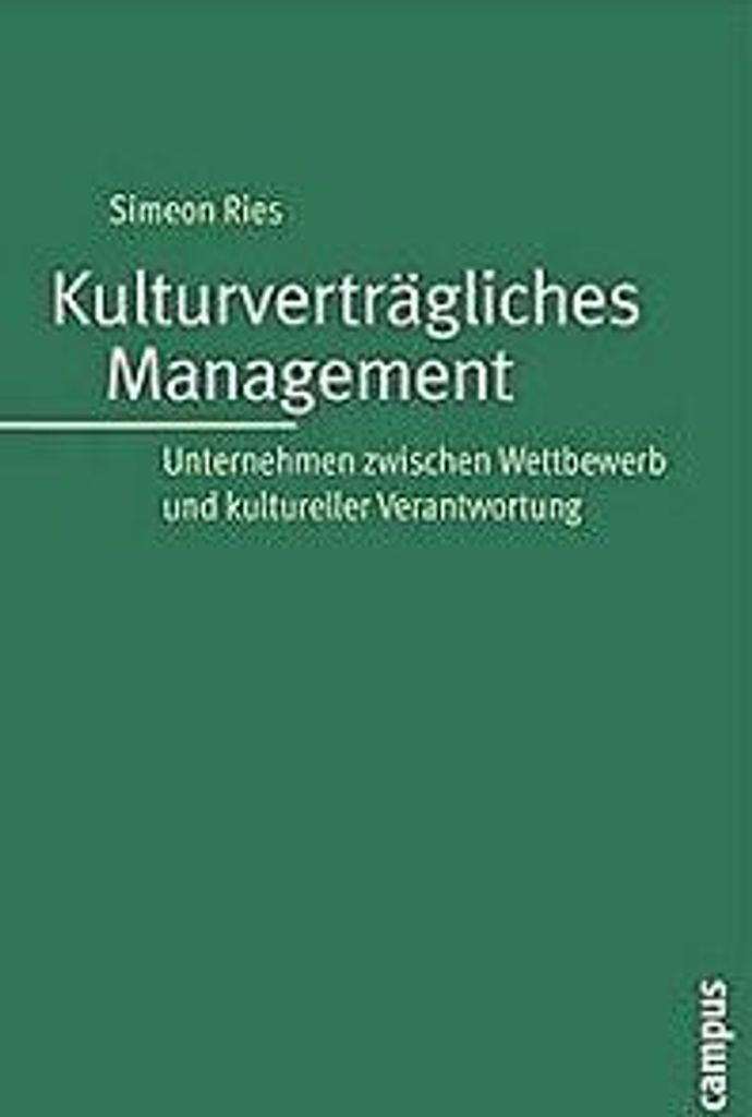 Kulturverträgliches Management Produktbild 