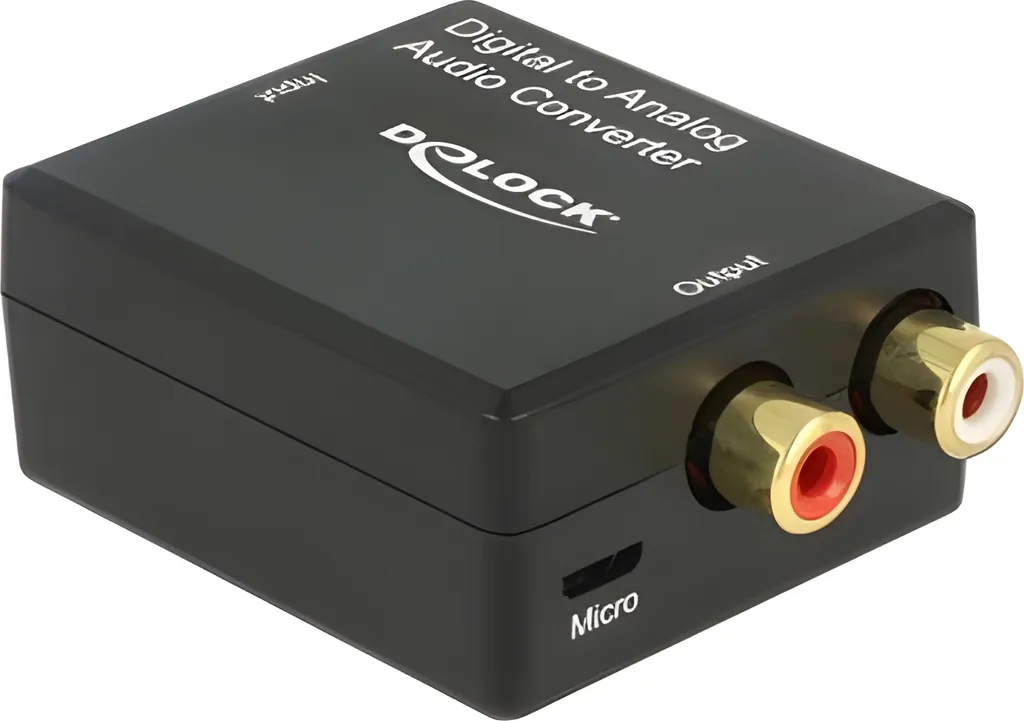Convertitore Delock 63477 Digital to Analog HD | Audio Professionale