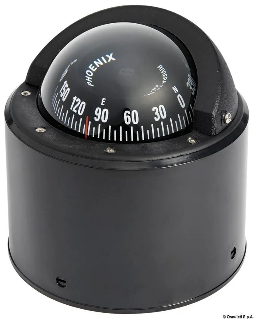 Compas de Navigation Riviera 3" BH3/AV pour Bateau et Voilier de Plaisance