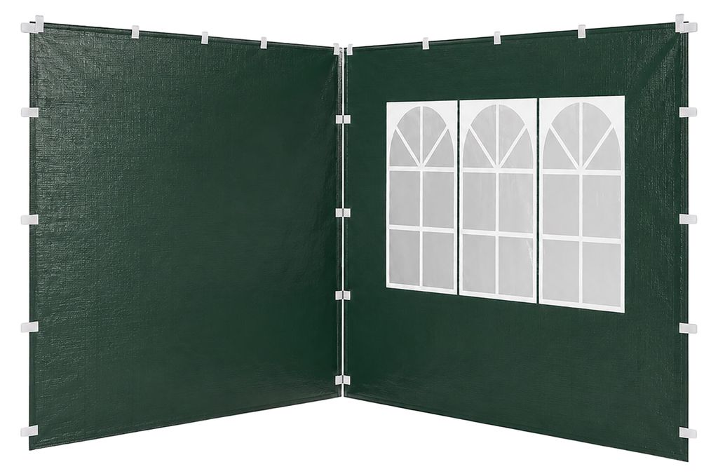 Set da 2 pannelli laterali per gazebo Relaxdays, 3x3 m, con Immagine del prodotto 
