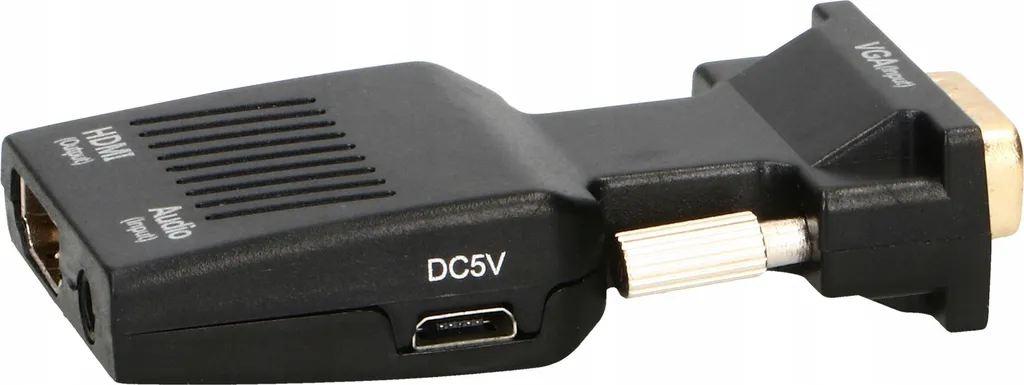 Convertisseur VGA vers HDMI Solution Son, Réparer Affichage PC sur TV
