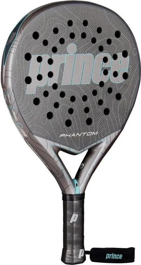 Raquette Padel Prince Phantom V2 Grise : Finies les Vibrations pour Homme