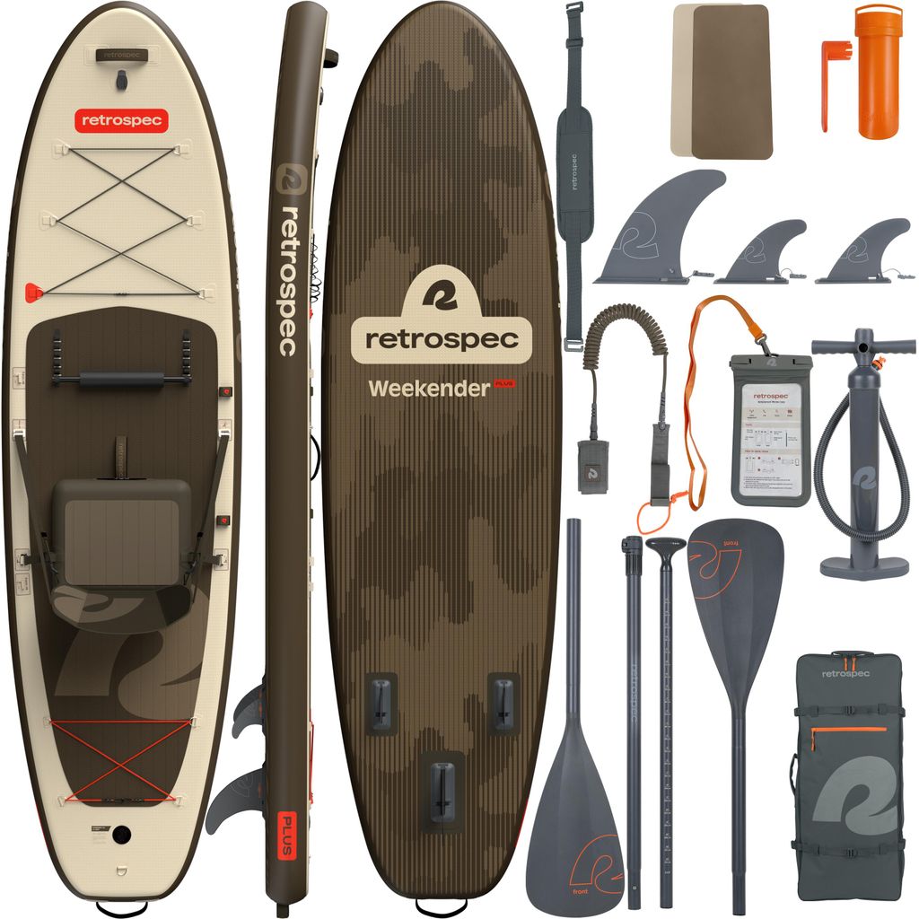 Retrospec Weekender Plus iSUP-Kajak Hybrid - 320 cm - Bonsai Camo