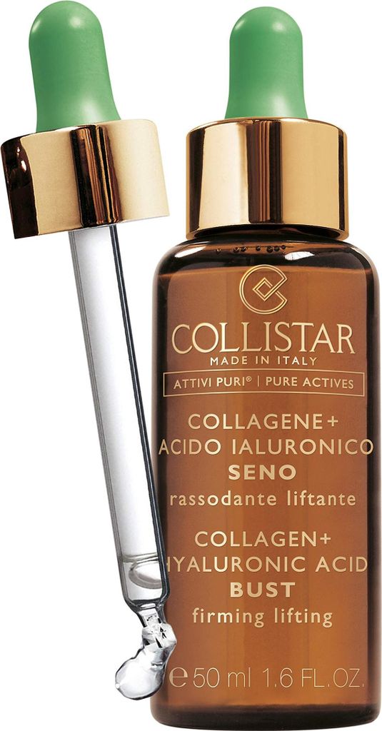 A bottle of Collistar serum with a dropper.