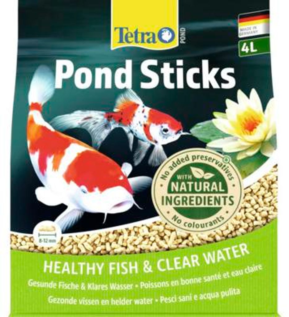 Kerbl Tetrapond Sticks 4 liter, voer voor vijvervissen Productafbeelding 