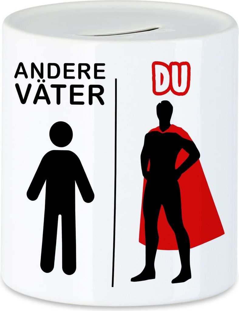 Andere Väter Du Spardose Vatertagsgeschenk Superheld Bester Papa Held Vatertag Geschenkidee