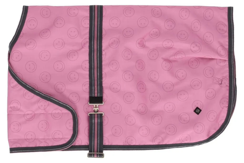 Couverture Poulain QHP Turnout Collection 100g Rose Vif - Taille 95 cm