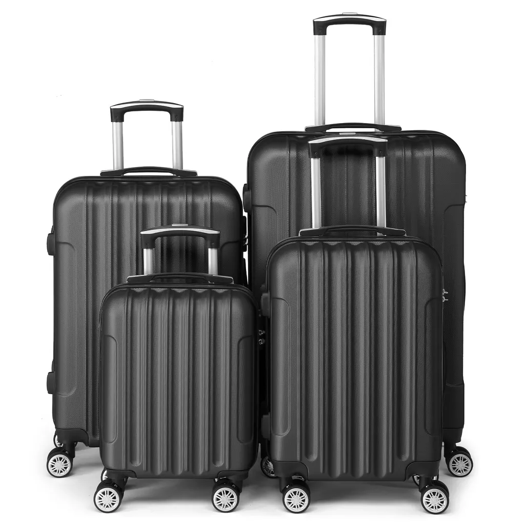 Offerta Set Valigie FCH 4 Pezzi ABS Nero - Qualità/Prezzo Imbattibile