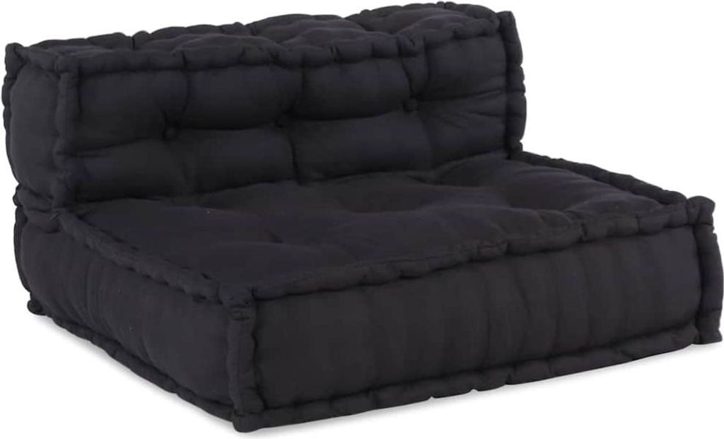 Best Möbel Modulares Sofa 4 pcs - Anthrazit 70x70x56 cm Stoff - Gartenmöbelauflagen A3315069