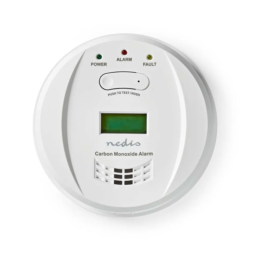 Alarme monoxyde de carbone 5 ans d'autonomie avec sirène forte 85 dB