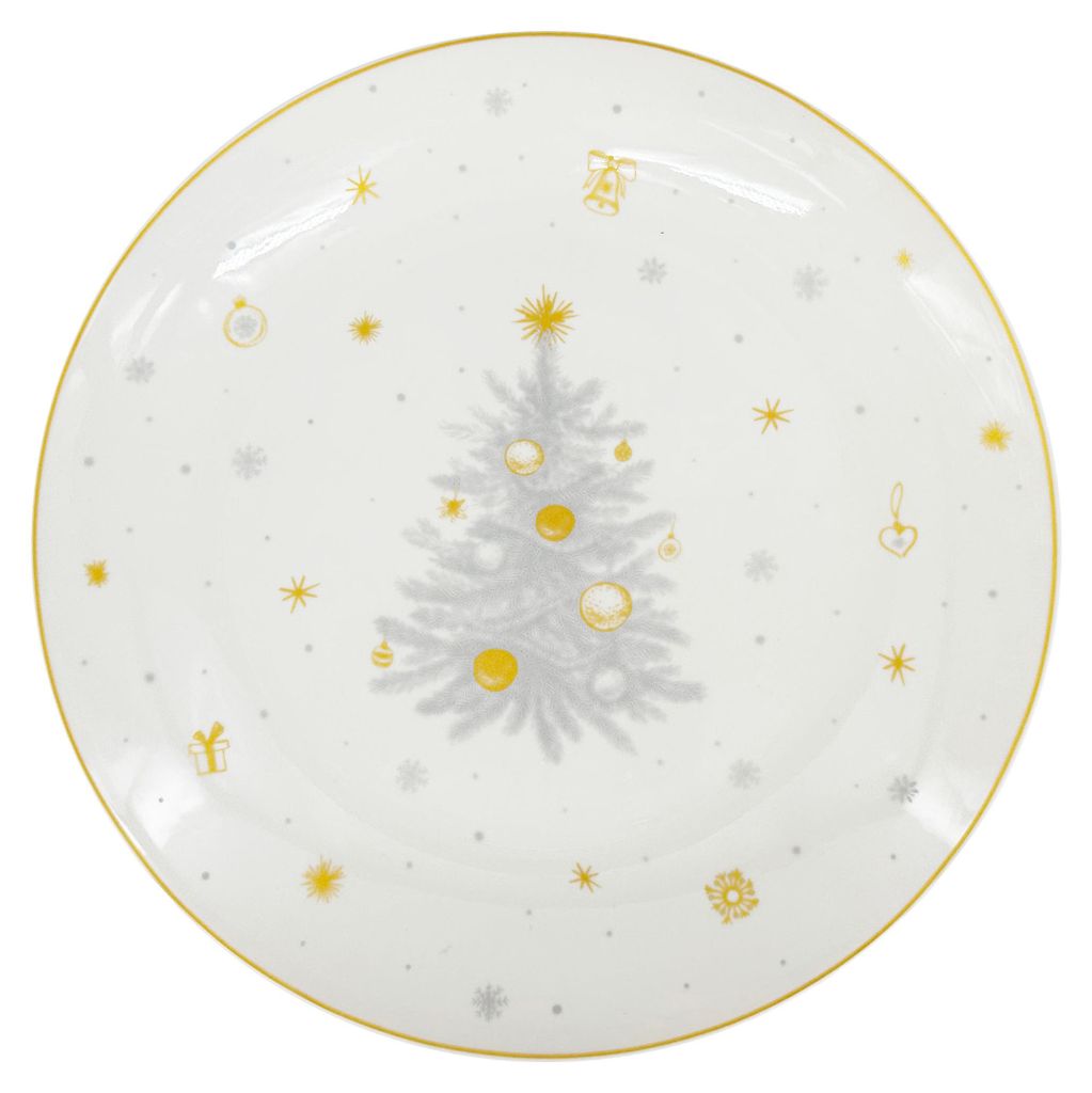 Assiette creuse en porcelaine Silver Koleda, ø 27 cm, Image du produit 